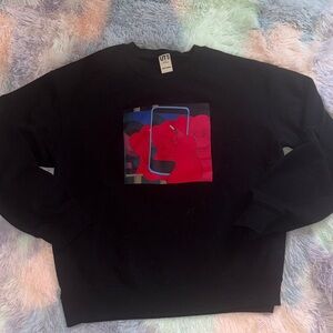 Black Uniqlo Graphic Men’s Sweater Kaws x Warhol
